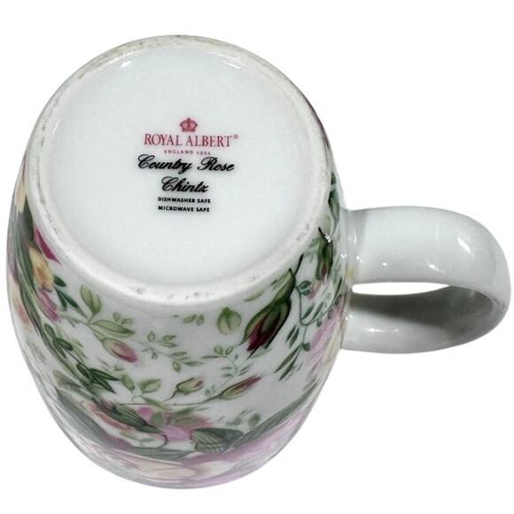 Royal Albert England Country Rose Chintz Coffee Mug Tea Cup-Excellent! - Picture 5 of 6
